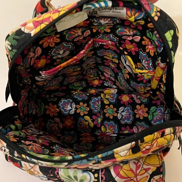 Vera Bradley Disney Midnight with Mickey Small Backpack - Picture 11 of 11